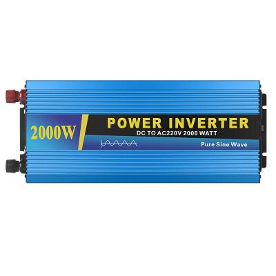 China For home/outdoor/car factory good price pure sine wave inverter with digital display 2000W power inverter for sale for sale