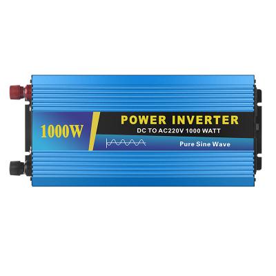 China 1000W Full Power Pure Sine Wave 12V 24V To AC 220V Converter Inverter Power Inverter 30*15.5*8.5CM for sale