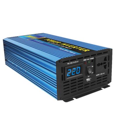 China 2000W Full Power Pure Sine Wave 12V 24V To AC 220V Converter Inverter Power Inverter 35*15.5*8.5CM for sale