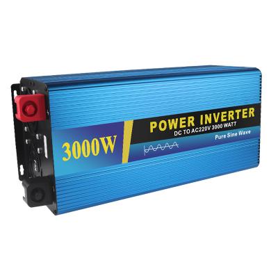 China 3000W Full Power Pure Sine Wave 12V 24V To AC 220V Converter Inverter Power Inverter 38*18*14CM for sale