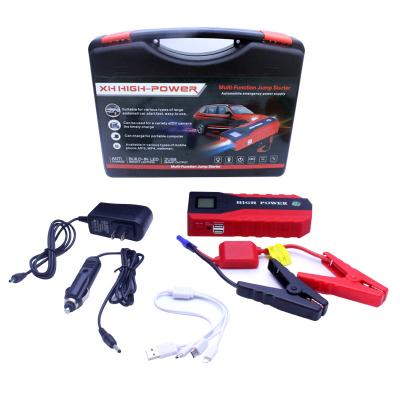 China Diesel Car In 3.0L Cars / Gasoline In 6.0L High Power Automobile Emergency Starting Power Supply 12v 600A 12000mAh Wholesale Car Jump Starter for sale