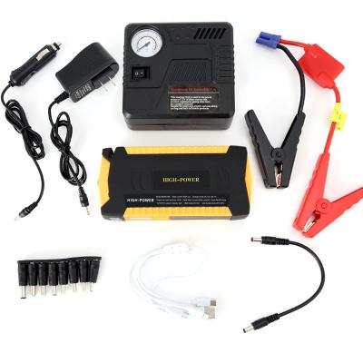 China Gasoline vehicles in 6.0I/Diesel vehicles in 3.0L car jumper starter 800a automobile emergency supply 12v 89800mA car battery jump starter for sale