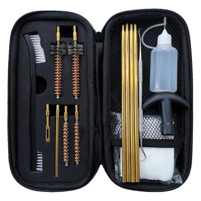 China Brass Hunting Accessories .223/5.56 Cal Gun Cleaning Kit with Brass Cleaning Rod, Gun Cleaning Brushes, Oil Bottle for sale