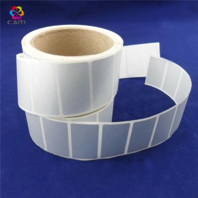 China Polyester Label Waterproof Self Adhesive Polyester Silver Label In Silver Color Silver Labels for sale