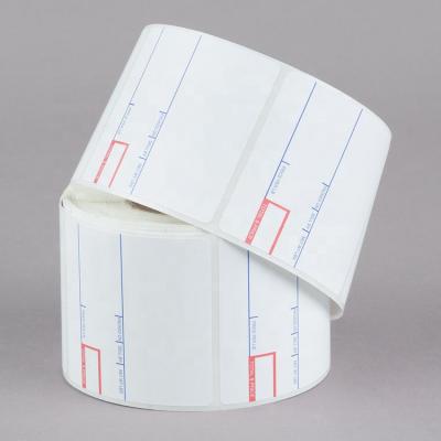 China Waterproof Supermarket Labels Ladder Label Printing Thermal Labels for sale