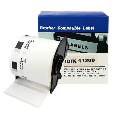 China Waterproof DK Series Paper Rolls Compatible For Brother DK11209 Compatible Brother DK Printer Label Roll Cartridge Brother Label Roll for sale