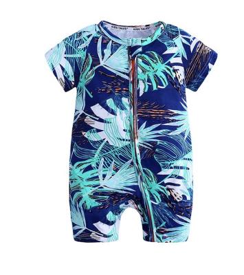 China New high quality 100% cotton baby clothes baby romper baby sleep suit zipper romper romper fit style thin soft unisex OEM new for sale