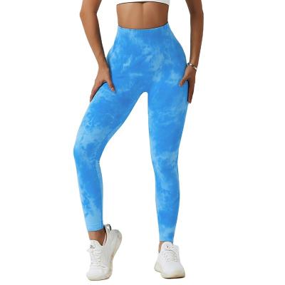 China Breathable Custom High Waist Running Trainer Yoga Pants Butt Gym Workout Fitness Seamless Yoga Pants Butt Lifting Pants for sale