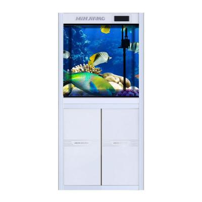 China Viable Brand New Minjiang Cube Aquarium Glass Fish Tank For Wholesales for sale