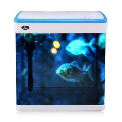 China New design viable artificial fish tank sale imported fish tank mini with great price for sale