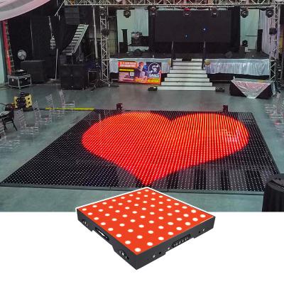 China Magnetic Light Wedding Theme Park Shopping Disco Dance Floor DJ Pixel Digital Led Video Dance Floor Lighting for sale