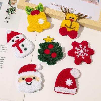 China Christmas Trendy Cute Hair Clips Lovely Christmas Barrettes Bows Hair Accessories With Tree Santa Snowman Xmas Decor For Teen for sale