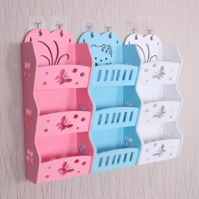 China Hot Selling Wooden Plastic Bedding Board Toilet Display Rack Hanging Storage Box (Foam PVC Board) for sale