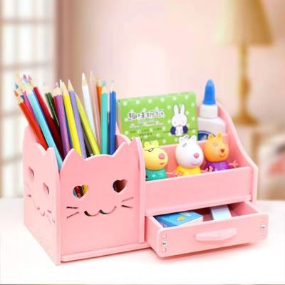 China Multifunctional PVC Board Student Plastic Foam Desktop Storage Box (Wood-Plastic Board) for sale