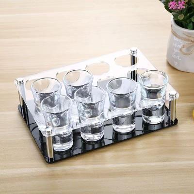 China Customized Diaplsy Box Hot Selling Acrylic Milk Tea Display Rack for sale