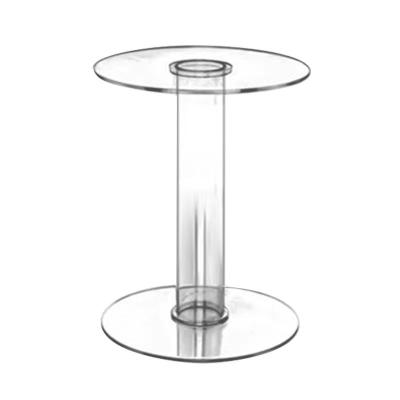 China Deploying Goods Sofa Side Clear Acrylic Coffee Luxury Transparent Table Coffee Table for sale