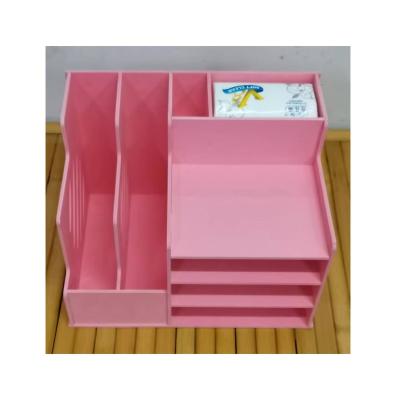 China Deploying Multi-Functional Goods File Organizer Small Convenient File Storage Desktop Storage Box for sale