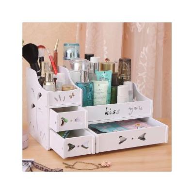 China Deploying White Convenient Storage Box Large Capacity Luxury Student Goods Storage Box With Drawer for sale