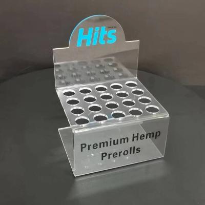 China Environmental Friendly Acrylic Test Tube Display Rack for sale