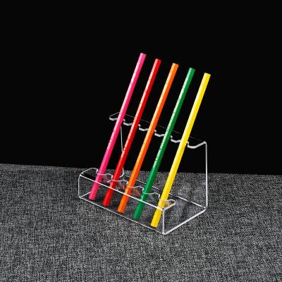 China Tack Pencil Durable Customized Acrylic Display Rack for sale