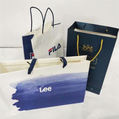 China Factory Handmade Hot Selling High Quality Paper Bag Single Tote Bag For Clothes Gift Packaging Packing Bag for sale