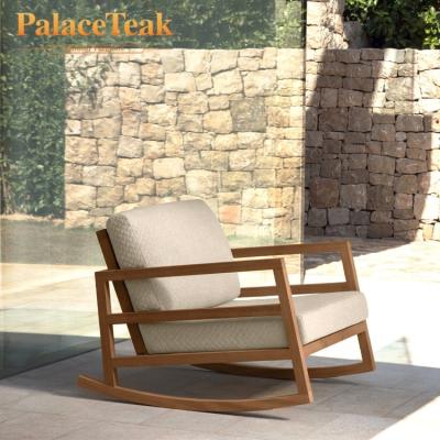 China Eco-friendly\UV Resistant\Water Proof\Wood Furniture Wholesale Best Selling High Quality Durable Teak Deck Single Luxurious Customized Single Lounger for sale