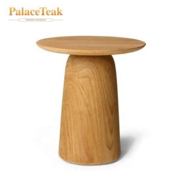 China Eco-friendly High Quality All Weather Outdoor Wood Furniture Hotel Coffee Table Wooden Side Table Teak for sale