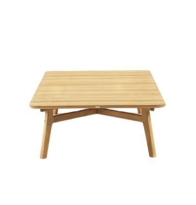 China Fashionable Cheap Portable Outdoor Teak Wood Camp Side Insect Prevention Table Wear-Resisting Light Weight for sale