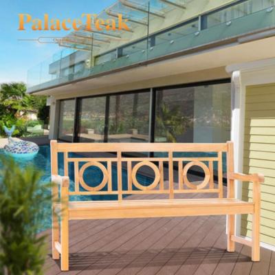 China Eco-Friendly\UV Resistant\Water Proof\Wholesale Unique Retro Weather Resistant Luxury Simple Goods Customized High Quality Garden Patio Furniture Teak Wood Bench for sale