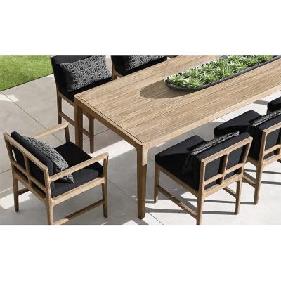 China Eco-friendly\Weather Proof\UV Resistant\Water Resistant Most Popular Water Proof Modern Luxury Outdoor Dining Chairs Wooden for sale