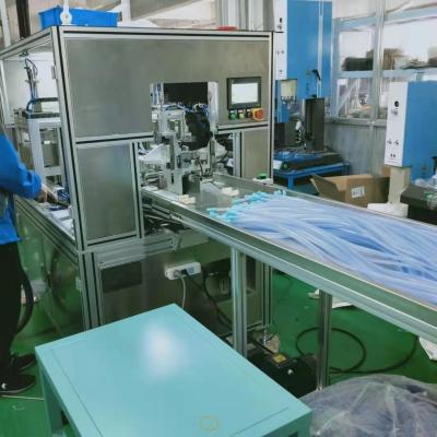 China Plastik-Versammlungs-Maschinen-Saugrohr-Spulen-Packmaschine PLC des Cannula-IV elektronische Steuerung zu verkaufen