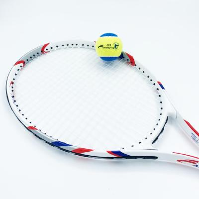 China Aluminiumdes tennis-310g Spannung 45lbs Schläger-Kohlenstoff-der Faser-330mm zu verkaufen