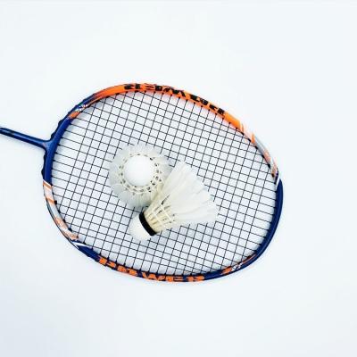 China Wholesale OEM Full D9 Carbon Fiber Badminton Racket with String High Tension Badminton Shuttlecocks Rac for sale