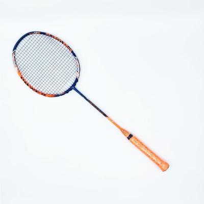 China Hot Sale High Quality Badminton Racket Outdoor Indoor Carbon Available Fiber Badminton Racket D9 Model for sale