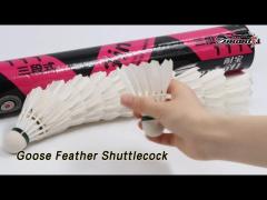 Outdoor Goose Feather Shuttlecock Badminton Foamed Plastic Head