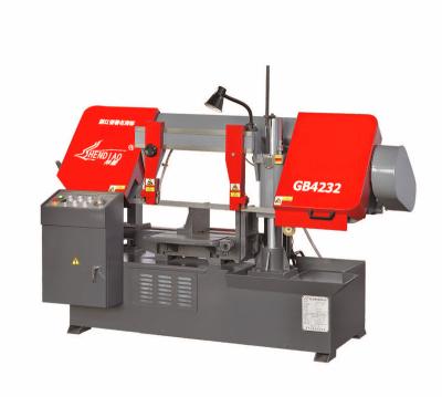 China Building Material Stores Double-cylinder Metal Strip Machine GB4232 Metal Cutting Machine GB4232 High Quality Horizontal H Beam Rod Sawing Steel Cutting for sale