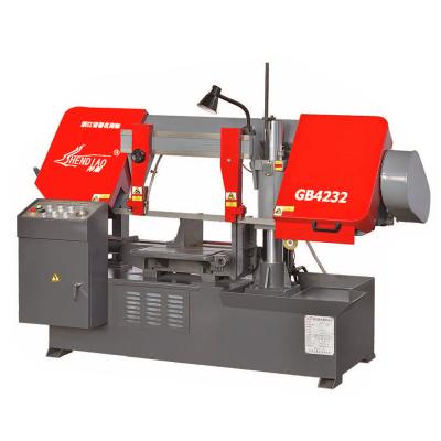 China Industrial Cheap Metal Cutter CE ISO Standard Metal Sawing Machines GB4232 Horizontal Metal Cutting Band Saw Cut Bar for sale