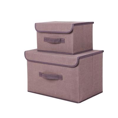 China Sustainable Storage Container Box Wholesale And China Products With Lid Fabric Storage Boxes for sale