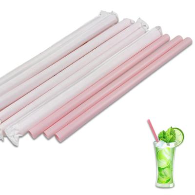 China 100% Reusable Natural Disposable Drinking Straw Friendly 8*230MM Biodegradable PLA Straw For Coffee Shop Eco Friendly for sale