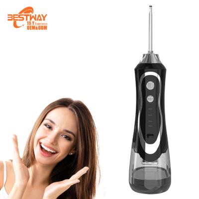 China Flossers Portable Waterproof Electric Dental Cordless Power Flossers Mini Teeth Cleaner Portable Oral Irrigator Machine for sale