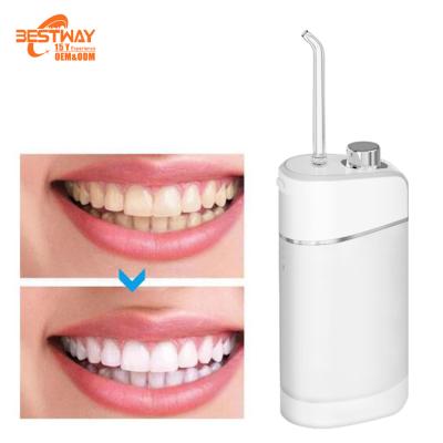 China Mini Electric Home UseTeeth Portable Cordless Cleaning Flosser Oral Water Oral Water Irrigator Cleaner Power Flossers Pick Radio for sale