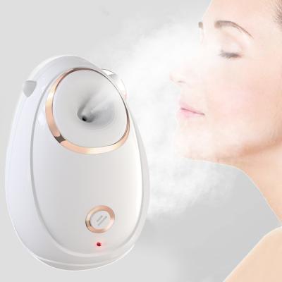 China Pink Mini Nano Womens 2In1 Portable Facial Air Humidifier DEEP CLEANING Facial Steamer for sale