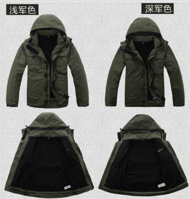 China Nylon Winter Military Jacket Cotton Padded Clothes For Adult for sale