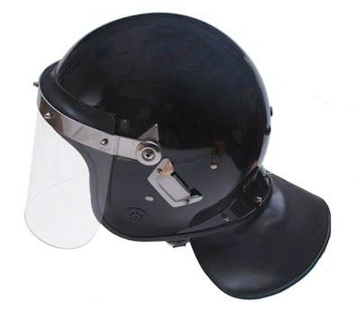 Cina Gli anti caschi di tumulto della polizia nera, militari combattono il casco con la maschera del PC in vendita