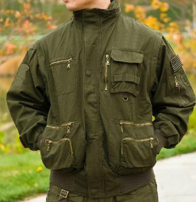 China Army Green Tactical Combat Military Field Jacket ,  Airsoft Gear RIPSTOP Fabric for sale