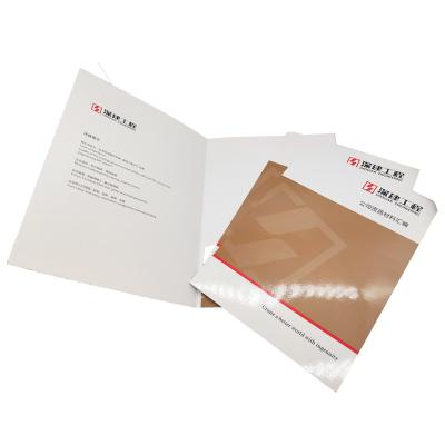 China Customized paper factory printing high quality offset printing business office paper folder folder printing presentation fold hey for sale