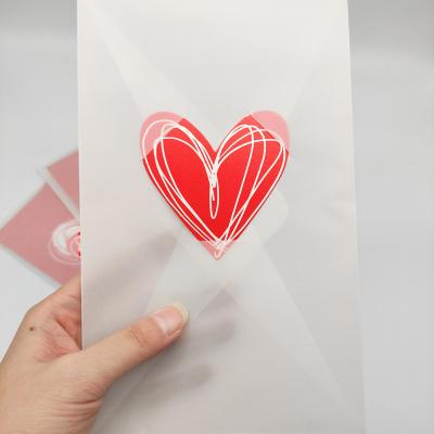 China Business Custom Gift Letter Invitation Set Gift Envelope Factory Printing Envelope Translucent Printing for sale