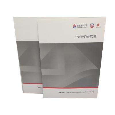 China Glossy Paper Data Display Paper Folder Business Printing Paper Factory Customized Folder for sale