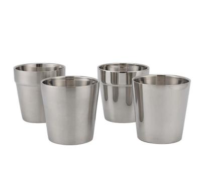 China Reusable Stainless Steel Coffee Mug SS304 Metal Double Wall Coffee Cup Reusable Glass Tumbler for sale