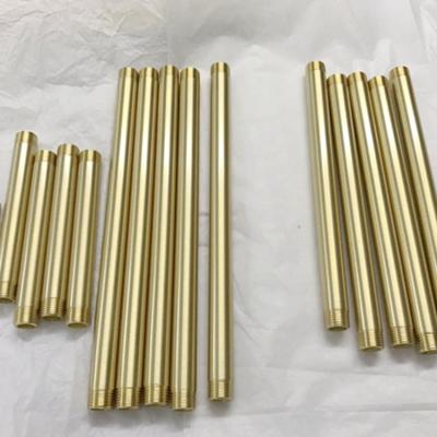 China Manufacturers Custom Aluminum China OEM CNC Turning Parts Turn Manufacture Metal Screw Machined Tube And Thread Pipe Brass Tube for sale